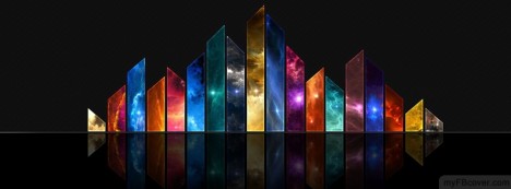 Abstract Bars Facebook Cover