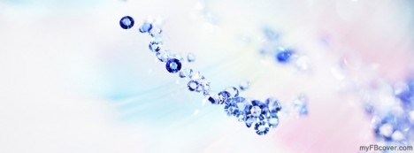 Blue Crystals Facebook Cover