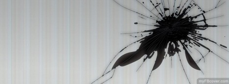 Cracked Screen Facebook Cover