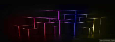Cube Abstract Facebook Cover