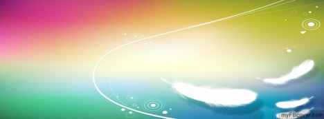 Feather Abstract Facebook Cover