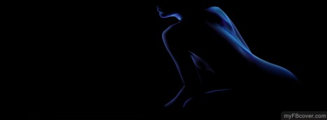 Girl Outline Facebook Cover