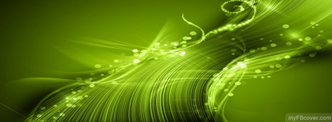 Green Abstract Facebook Cover