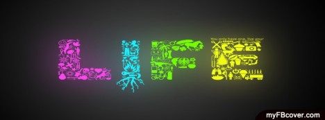Life Abstract Facebook Cover