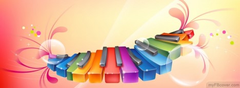 Piano Keys Facebook Cover