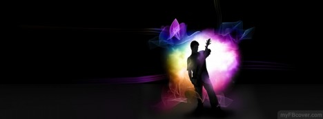 Playing Guitar Facebook Cover