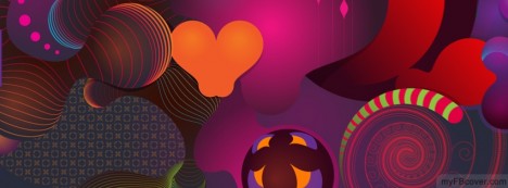 Purple Abstract Facebook Cover