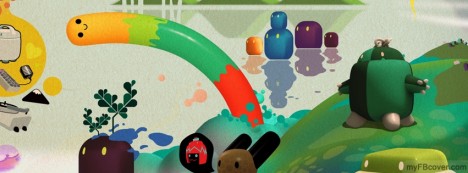 Rainbow Abstract Facebook Cover