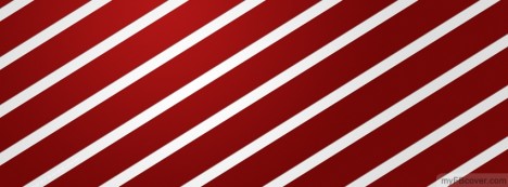 Red White Stripes Facebook Cover