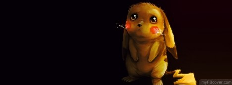Emo Pikachu Facebook Cover