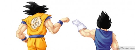 Goku and Gohan Facebook Cover