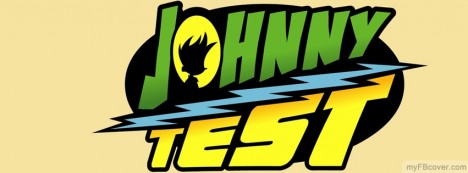 Johnny Test Logo Facebook Cover