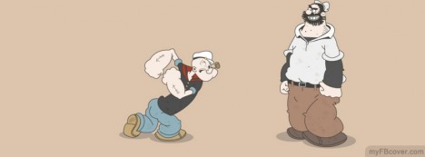 Popeye and Bluto Facebook Cover