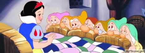 Snow White and the seven Dwarfs Facebook Cover