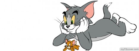 Tom and Jerry Together Facebook Cover