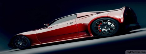 Red Car Facebook Cover
