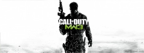 Call of Duty MW3 Facebook Cover