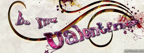 Be my Valentine Facebook Cover