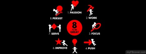 8 to be great Facebook Cover