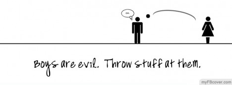 Boys are Evil Facebook Cover