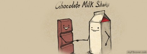 Chocolate Milkshake Facebook Cover