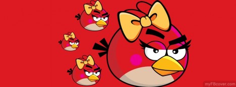 Female Angry Birds Facebook Cover