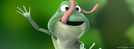 Funny Frog Facebook Cover