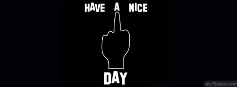 Have a nice day Facebook Cover