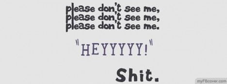 Hey Shit Facebook Cover