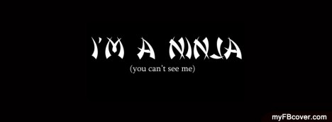 I am Ninja Facebook Cover