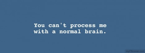 Normal Brain Facebook Cover