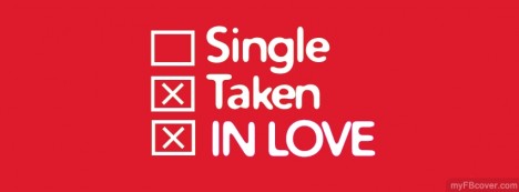 Taken in Love Facebook Cover