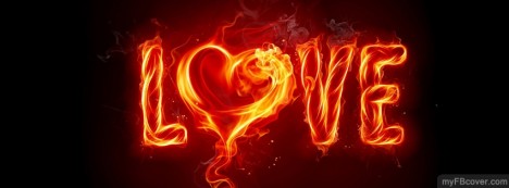 Burning Love Facebook Cover
