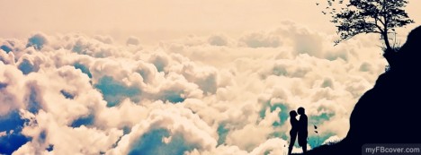 Lovers Silhoutte Facebook Cover