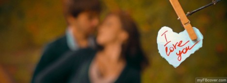 Lovers in Garden Facebook Cover