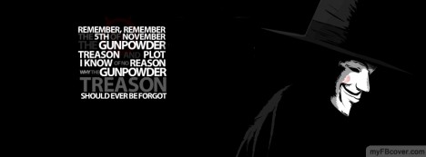 V for Vendetta Facebook Cover