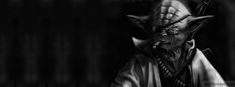 Bad Ass Yoda Facebook Cover