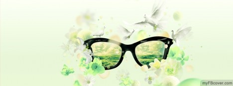 Beautiful Glasses Facebook Cover