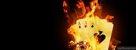 Burning Aces Facebook Cover