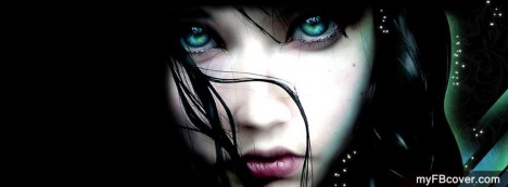 Green Eyes Facebook Cover
