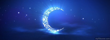 Holy Ramadan Moon Facebook Cover