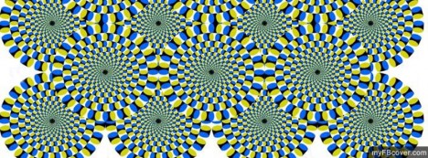 Illusion Circles Facebook Cover