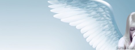 Praying Angel Facebook Cover
