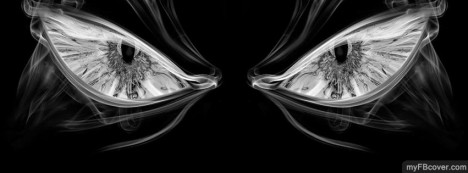 Smoking Eyes Facebook Cover