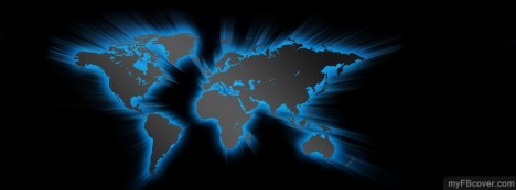 World Map Facebook Cover