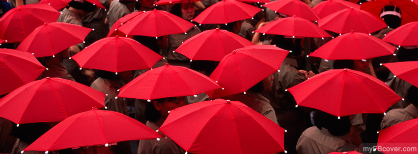 Red Umbrellas Facebook Cover Timeline Cover Fb Cover