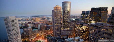 Boston Skyline Facebook Cover