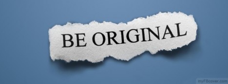 Be Original Facebook Cover