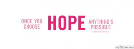 Choose Hope Facebook Cover