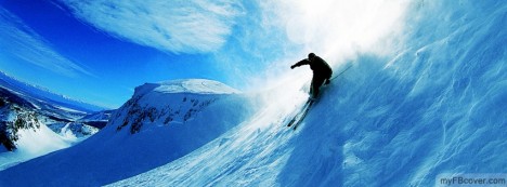 Skiing Facebook Cover